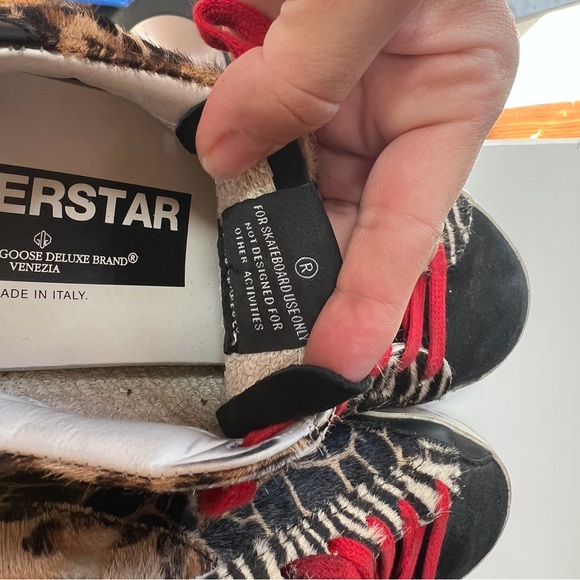 Golden Goose Leopard Print Sneakers - Picture 5 of 9